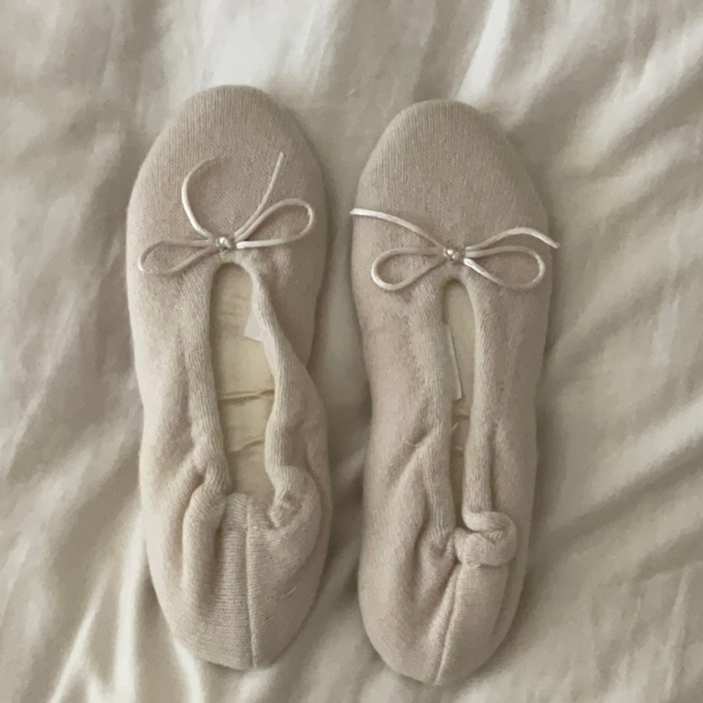 Jcrew Cashmere ballet slippers